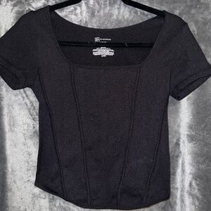 Black Corset Tee